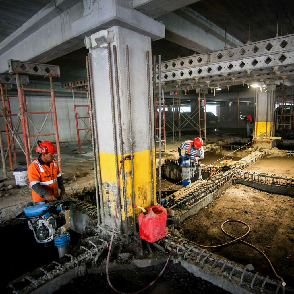Reforzamiento de estructuras existentes